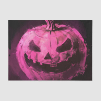 Papel De Seda Neon Fluid Pour Jack o lanterna Pumpkin
