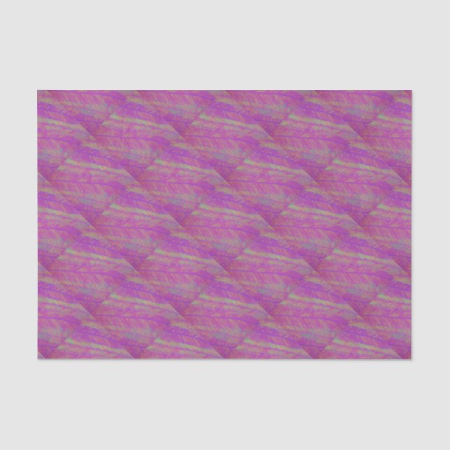 Papel De Seda Neon Summer Purple Palms (Frente )