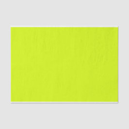 Papel De Seda Neon Yellow, Alta Visibilidade Chartreuse