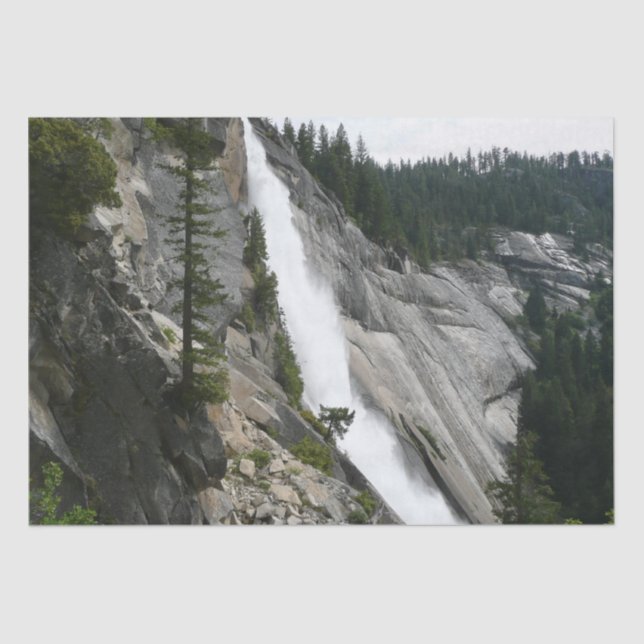 Papel De Seda Nevada Falls no Parque Nacional de Yosemite (Frente )