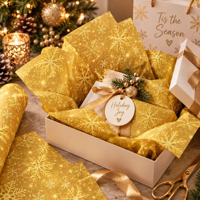 Papel De Seda Neve Dourada (Holiday Season 9/1-10/31)