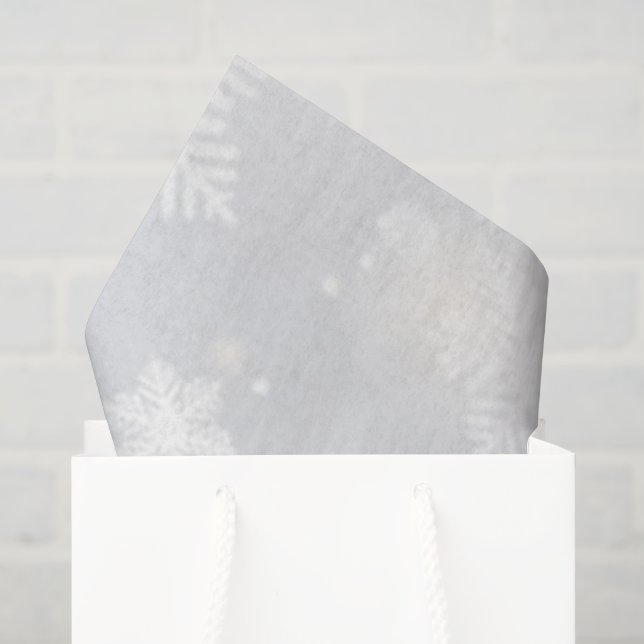 Papel De Seda Neve em aquarela férias  (Sacola de presentes)