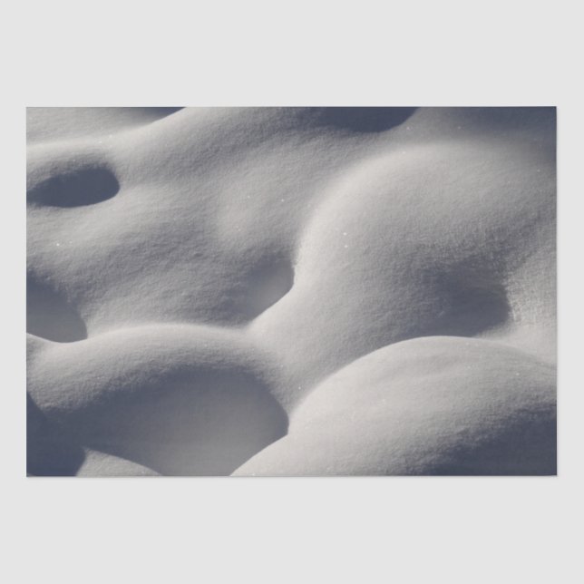 Papel De Seda Neve Esparsa Monta Natureza Abstrato (Frente )