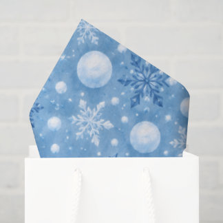Papel De Seda Neve Invernal