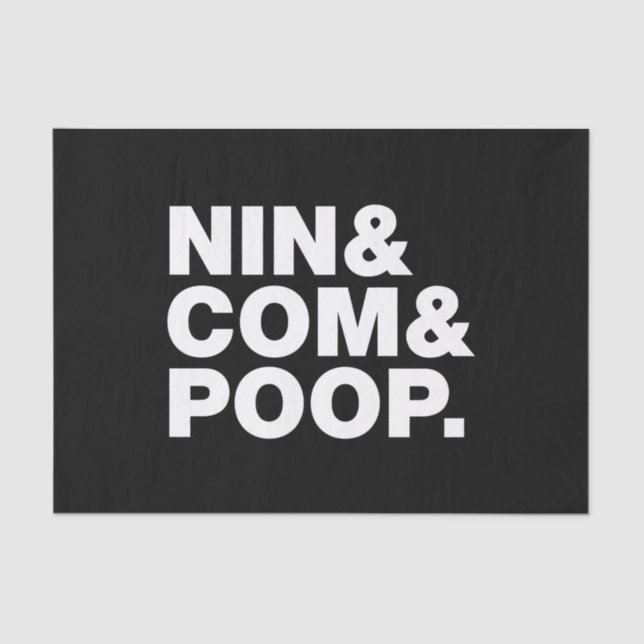 PAPEL DE SEDA NIN & COM & POOP. (Frente )