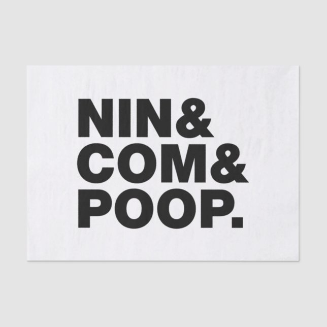 PAPEL DE SEDA NIN & COM & POOP. (Frente )