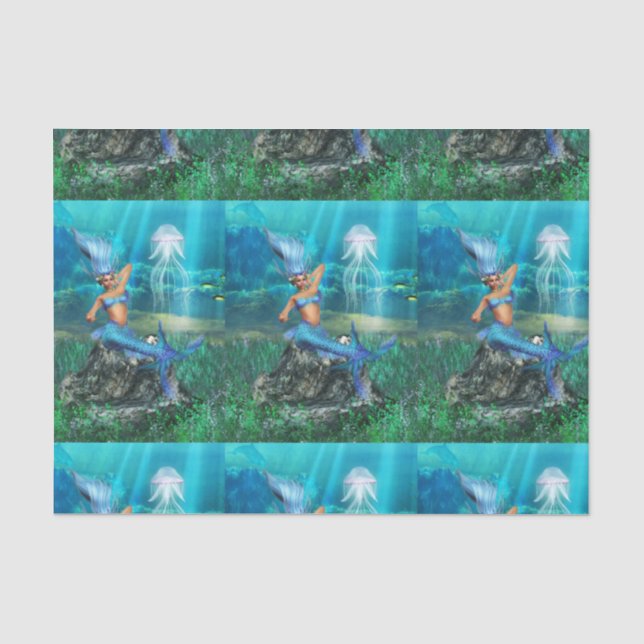 Papel De Seda Ninfa de mar (Frente )