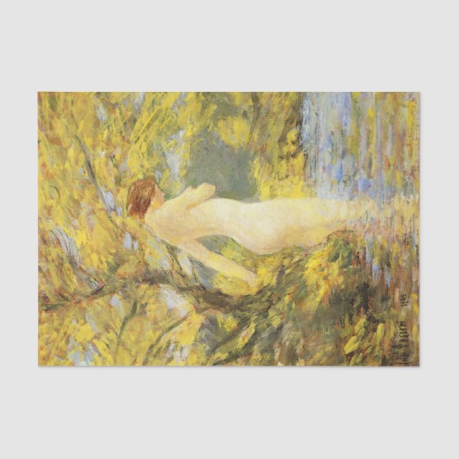 Papel De Seda Ninfh Bathing (Bela Deidade Feminina) (Frente )