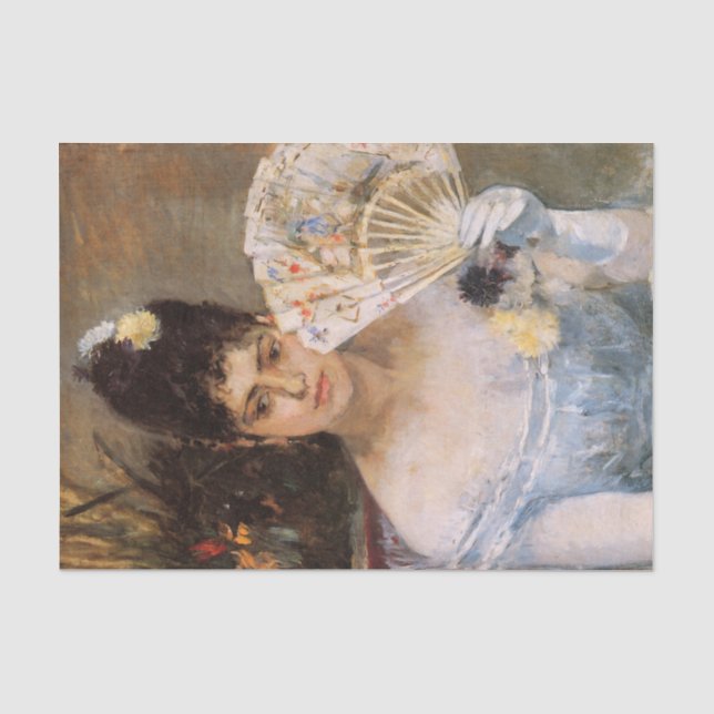 Papel De Seda No Baile por Berthe Morisot (Frente )
