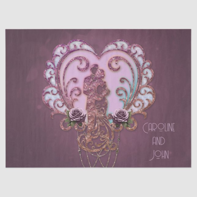 Papel De Seda No Embrião do Coração. (Frente )