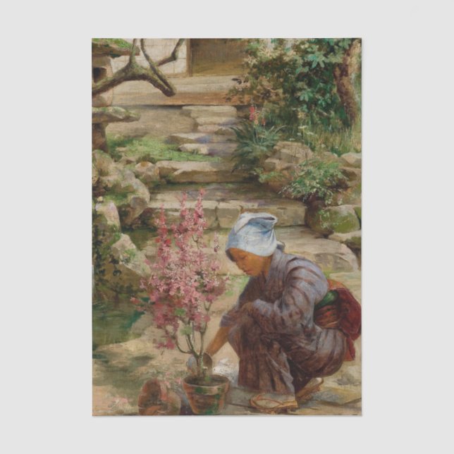 Papel De Seda No Jardim por John Charles Arter (Frente )