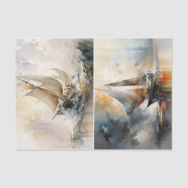 Papel De Seda No mar (Frente )