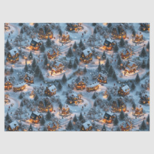 Papel De Seda Noite Antes do Natal - Serenidade do Crepúsculo 