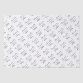 Papel De Seda Noiva Personalizada e Branca de Groom