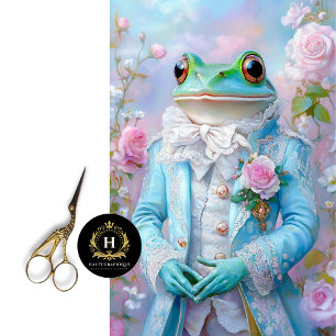 Papel De Seda Noiva Sapo Príncipe Encantado Casamento Romântico
