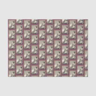 Papel De Seda Noiva Vintage Cachorro Chuveiro Nupcial Casamento