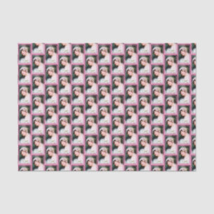 Papel De Seda Noiva Vintage Casamento Renda Floral em Rosa