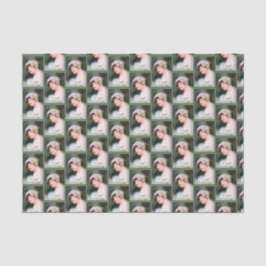 Papel De Seda Noiva Vintage Renda Branca Verde Sal Bronze Casame