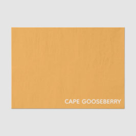 Papel De Seda Nome amarelo de Cape Gooseberry