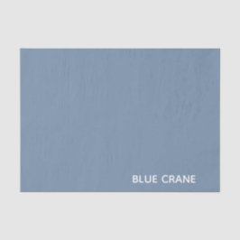 Papel De Seda Nome azul da grua azul