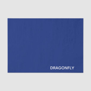 Papel De Seda Nome da cor azul do Dragonfly