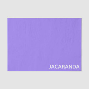 Papel De Seda Nome da cor roxa de Jacaranda
