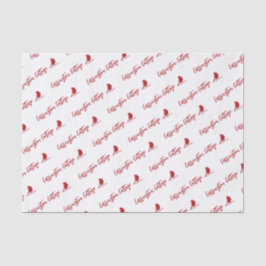 Papel De Seda Nome da empresa corporativa e logotipo personaliza