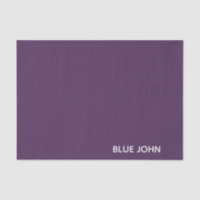 Nome de cor azul John púrpura