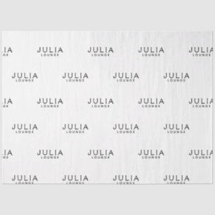 Papel De Seda Nome do logotipo de marca Padrão Moderno Elegante