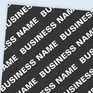 Papel De Seda Nome Editável Repetível Negrito   Branco preto sim