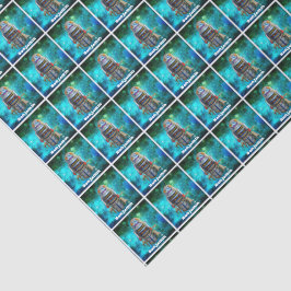 Papel De Seda Nome personalizado da galáxia de ficção científica