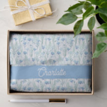 Nome personalizado de flores silvestres aquarela a