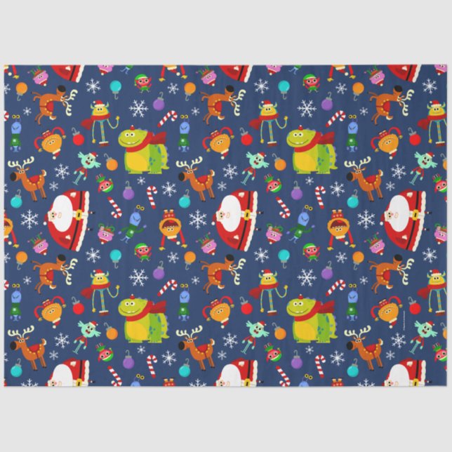 Papel De Seda Noodle Super Simples e Pals Feriado (Frente )