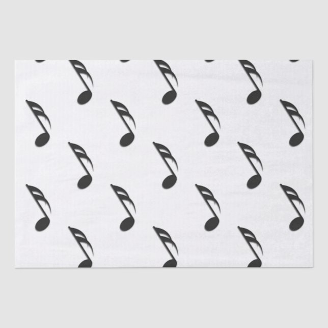 Papel De Seda Notas de Música (Frente )