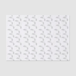 Papel De Seda Notas de Música Silver