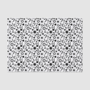 Papel De Seda Notas e Clefs de Música