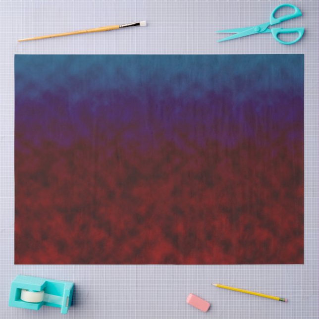Papel De Seda Noturno da Chama Oca (Arte )