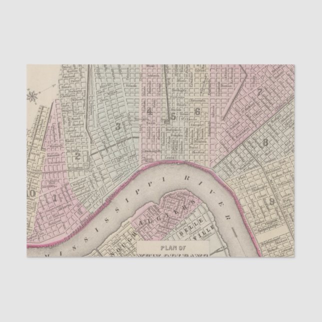 Papel De Seda Nova Orleães 3 (Frente )