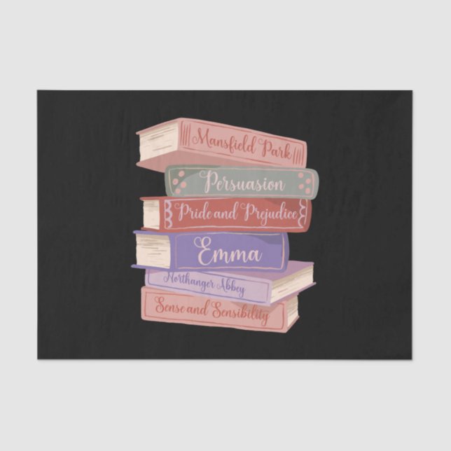 Papel De Seda Novels V de Jane Austen (Frente )