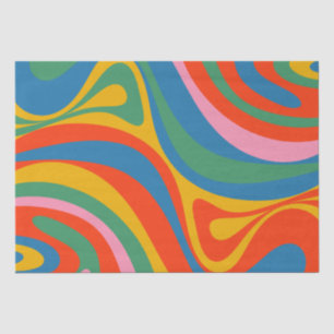 Papel De Seda Novo padrão de Abstrato de trilho retrátil do Groo