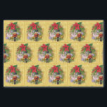 Papel De Seda Noz-cracker Soldiker Sugar Plum Fairy Christmas Xm<br><div class="desc">Bonito soldado Nutcracker e fada de açúcar no Natal, papel de Natal. Um grande soldado de brinquedo Nutcracker, uma fada de ameixa de açúcar e uma flor de poinsettia são os principais elementos de design neste papel de tecidos de férias. Com eles, há também peças de decoração de Natal, como...</div>