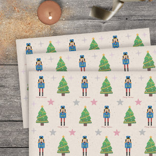 Papel De Seda Nozes de Natal