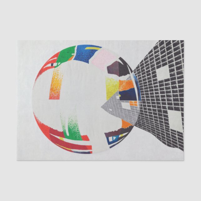 Papel De Seda Nuclear I, CH, 1945, por Laszlo Moholy-Nagy (Frente )