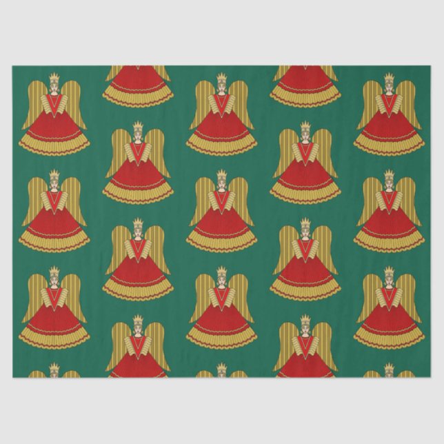 Papel De Seda Nuremberg Christmas Angel (Frente )