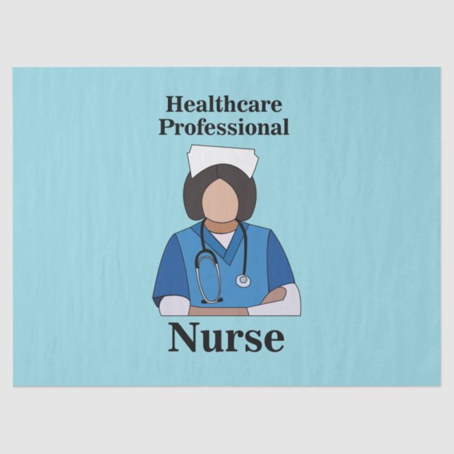 Papel De Seda Nurse Nursing Healthcare Professional (Frente )