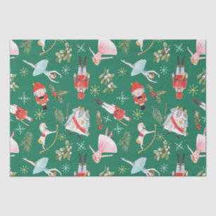 Papel De Seda Nutcracker Ballerina Natal