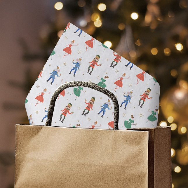 Papel De Seda Nutcracker Cocktail Party Christmas (Criador carregado)