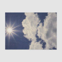 Nuvens Brancas Céu Azul Sol Bonito