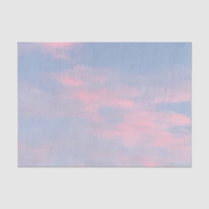 Papel De Seda Nuvens rosa personalizáveis