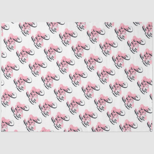 Papel De Seda O amor está no ar (Frente )